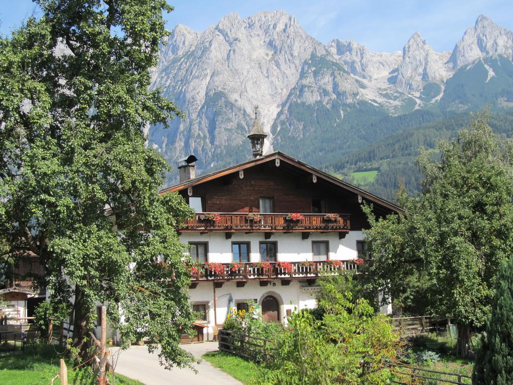 Bio-Bauernhof Rettenbachgut Werfen Dış mekan fotoğraf